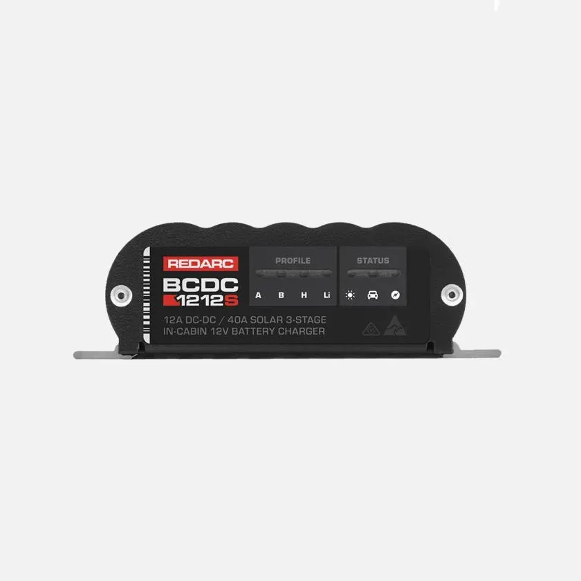 Redarc BCDC Trailer S-12A Vehicle to Trailer Charger with Solar