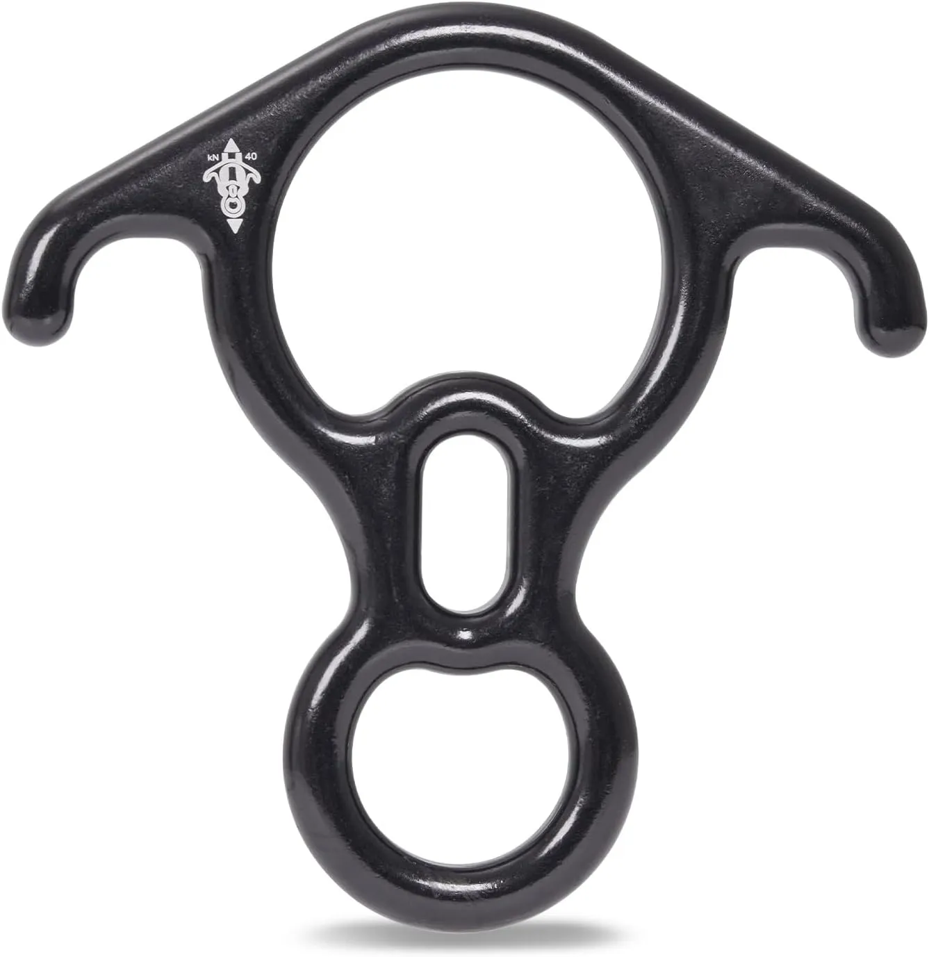 Rescue Figure 8 Descender, Climbing Rappelling Gear, for Mountaineering, High Rescue, Aluminum