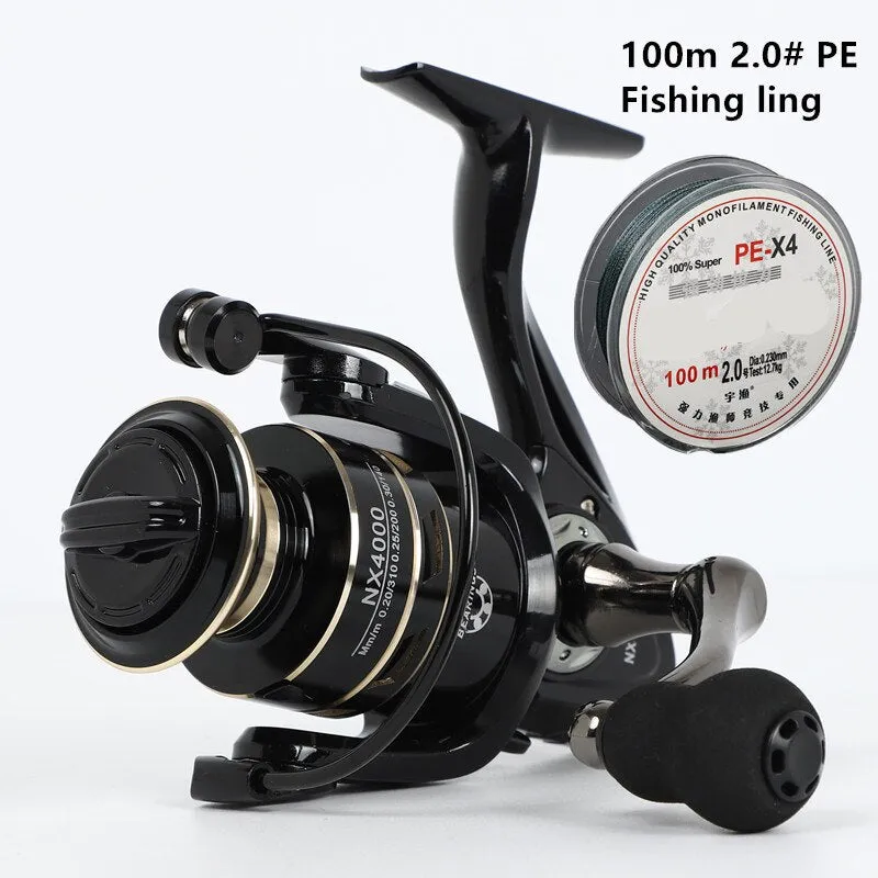Spinning reels 12KG Max Drag Carrete de pesca 5.2:1 Metal Stainless Steel Fishing Reel Saltwater Reel for Fishing