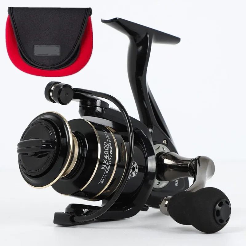 Spinning reels 12KG Max Drag Carrete de pesca 5.2:1 Metal Stainless Steel Fishing Reel Saltwater Reel for Fishing
