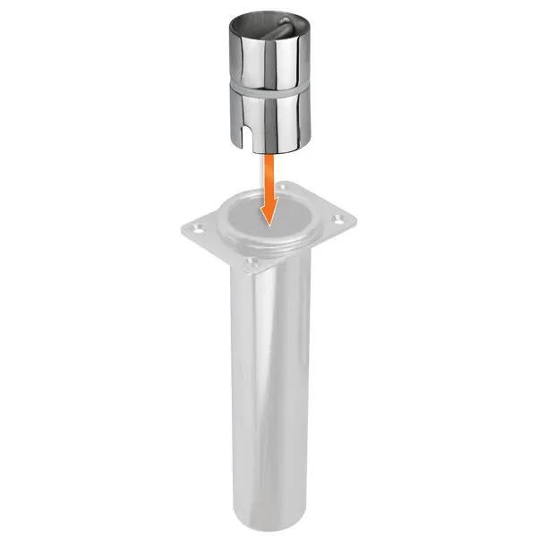 Stainless Steel Rod Holder Swivel Insert Adapter