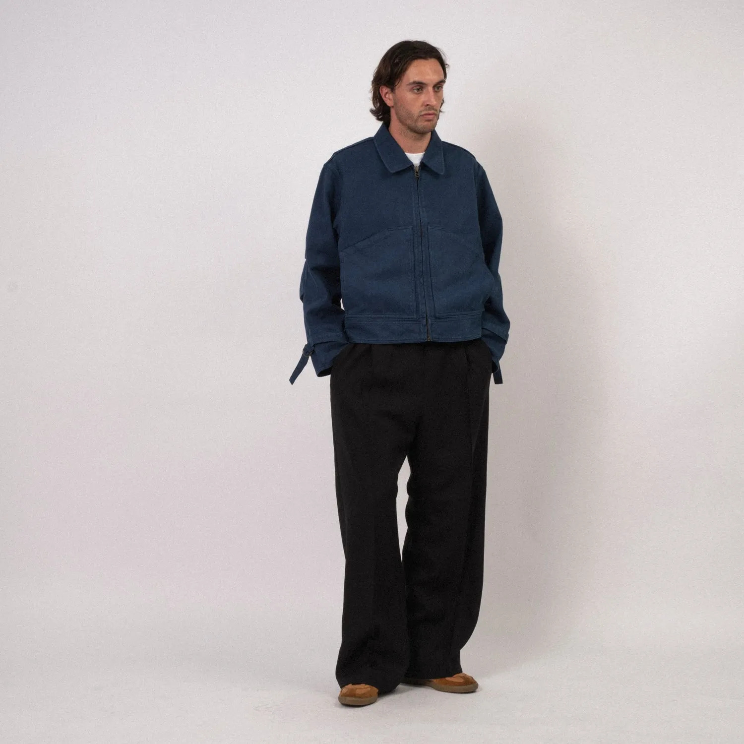 [STOCKHOLM (SURFBOARD) CLUB] U3000100 WORK JACKET _ BLUE