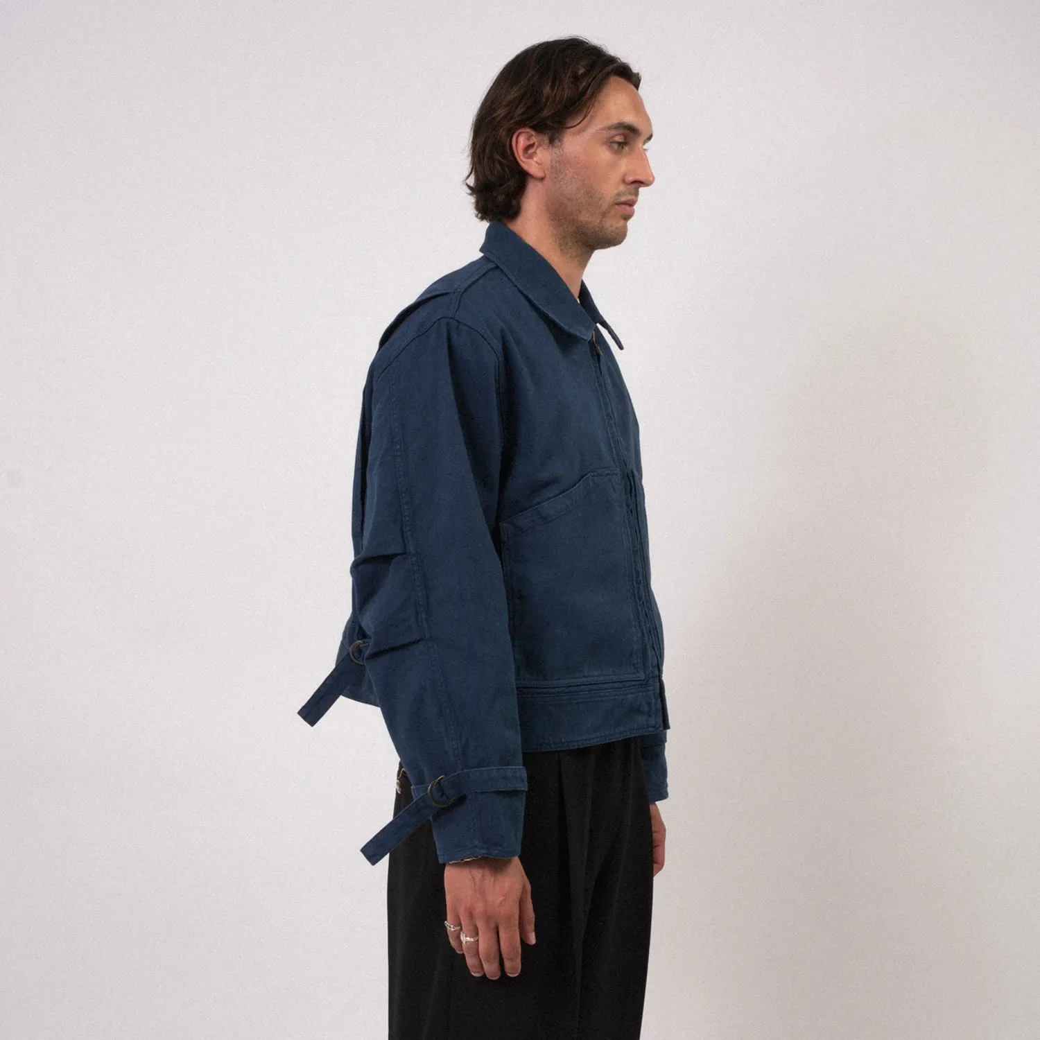 [STOCKHOLM (SURFBOARD) CLUB] U3000100 WORK JACKET _ BLUE