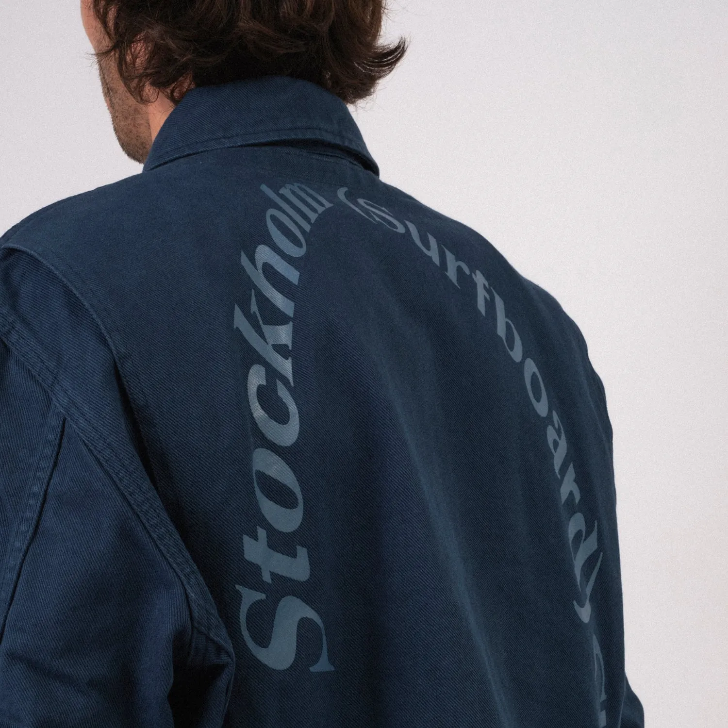 [STOCKHOLM (SURFBOARD) CLUB] U3000100 WORK JACKET _ BLUE