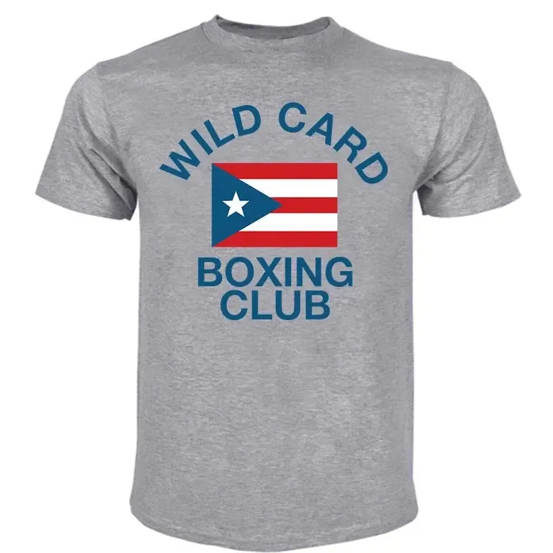 Summer T shirts For Men NEW Wild Card Boxing Club Freddie Roach Miguel Cotto Puerto Rico Boxing T-Shirts Mens brand t-shirt