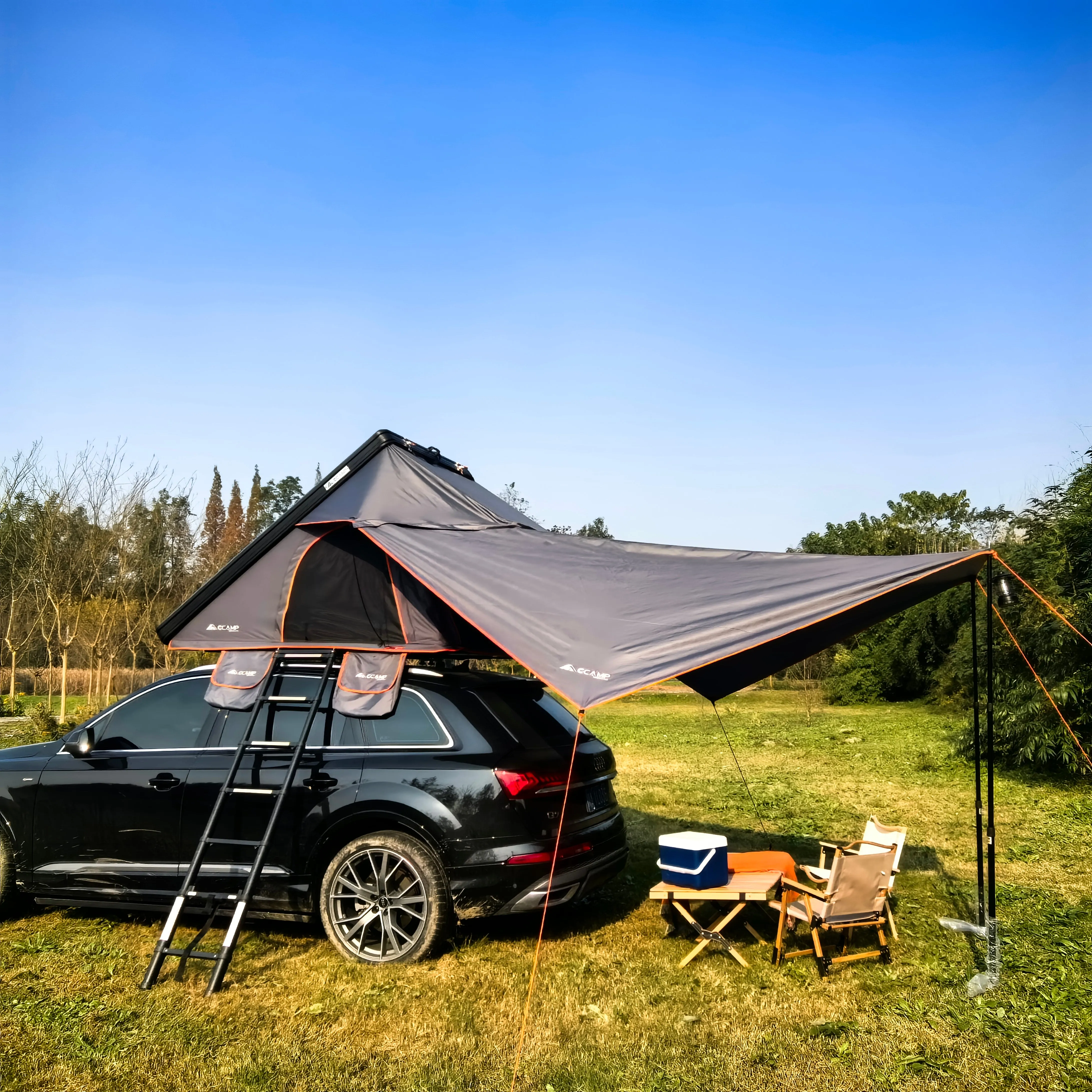 Super Slimline Max Rooftop Tent Plus Zipping Awning