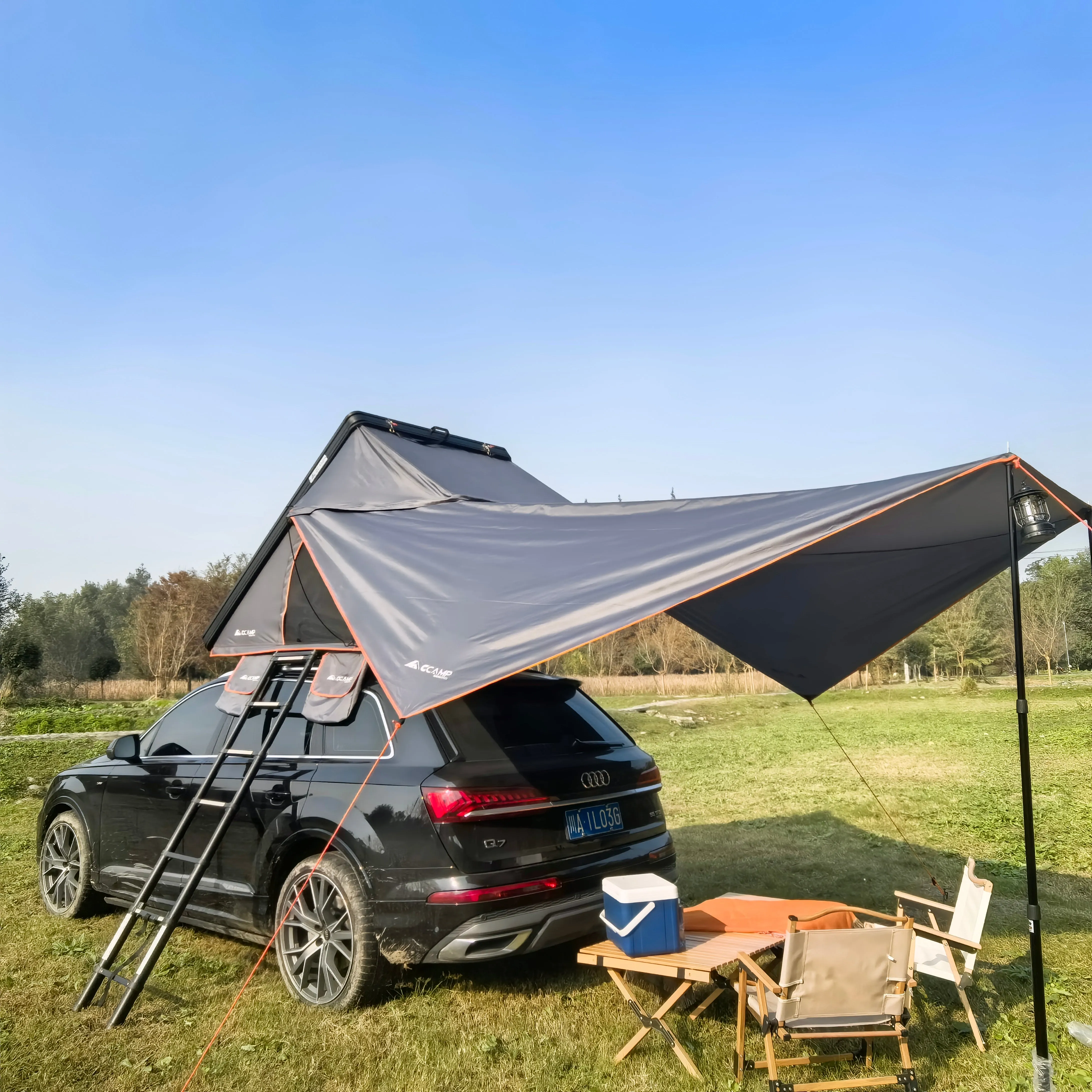 Super Slimline Max Rooftop Tent Plus Zipping Awning