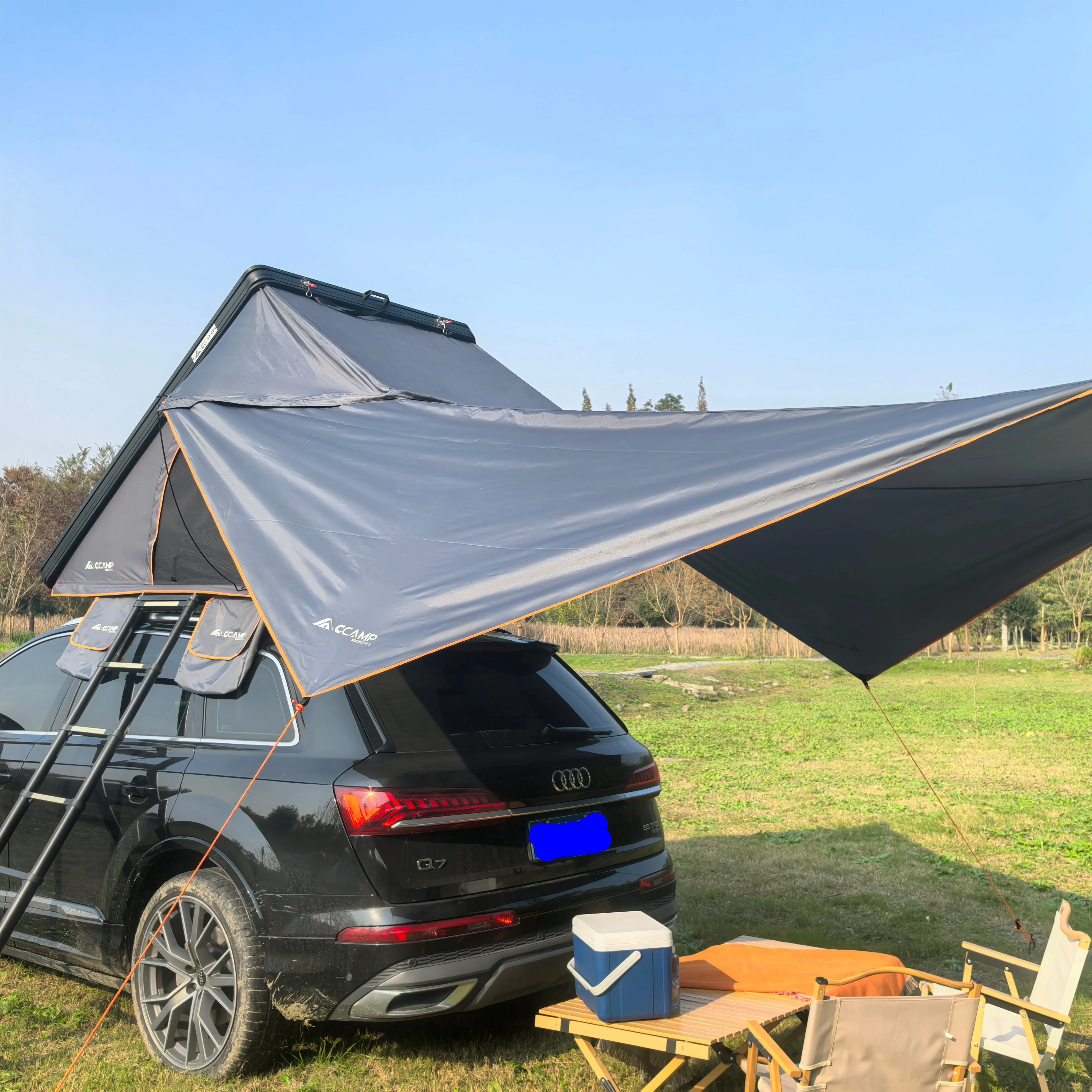 Super Slimline Max Rooftop Tent Plus Zipping Awning