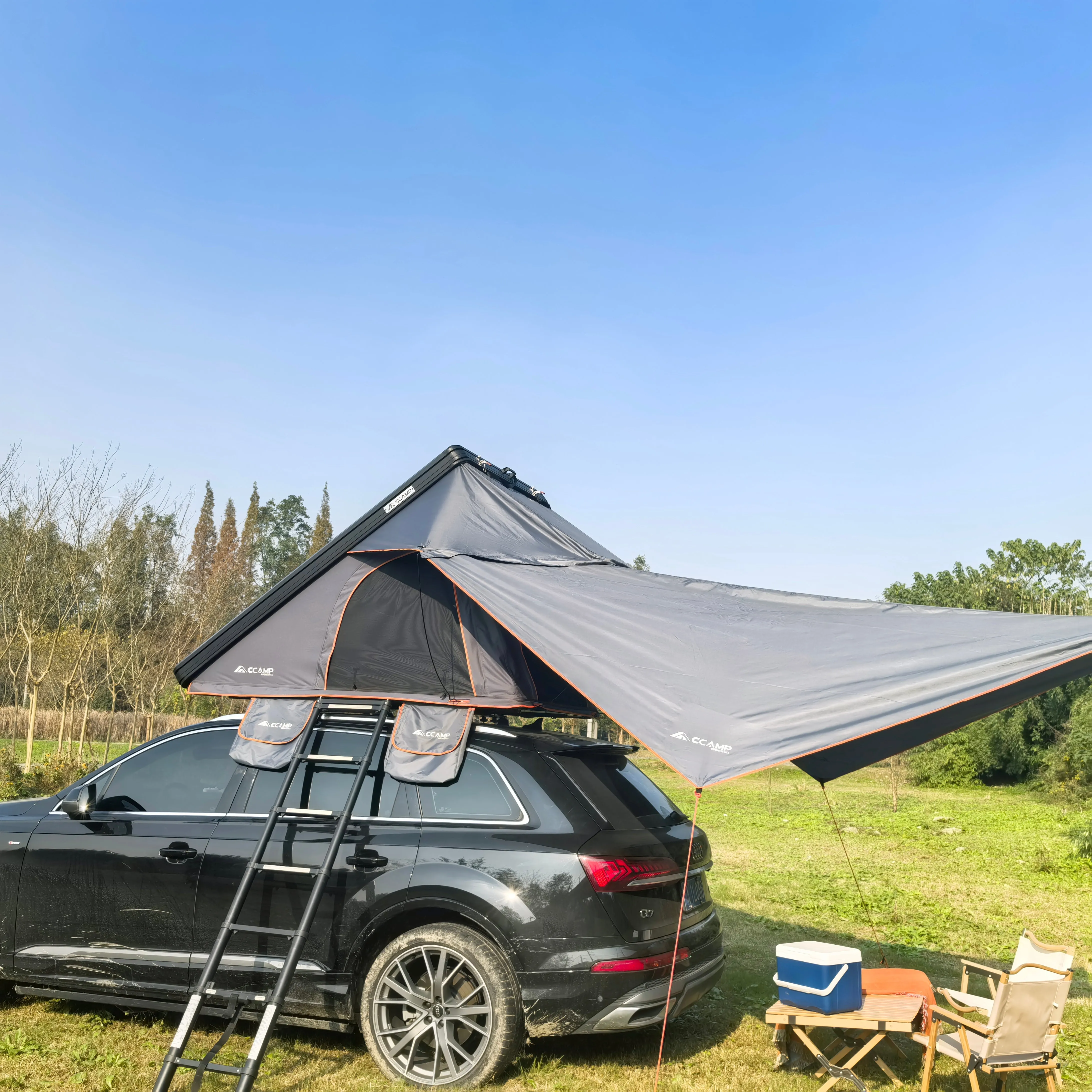 Super Slimline Max Rooftop Tent Plus Zipping Awning