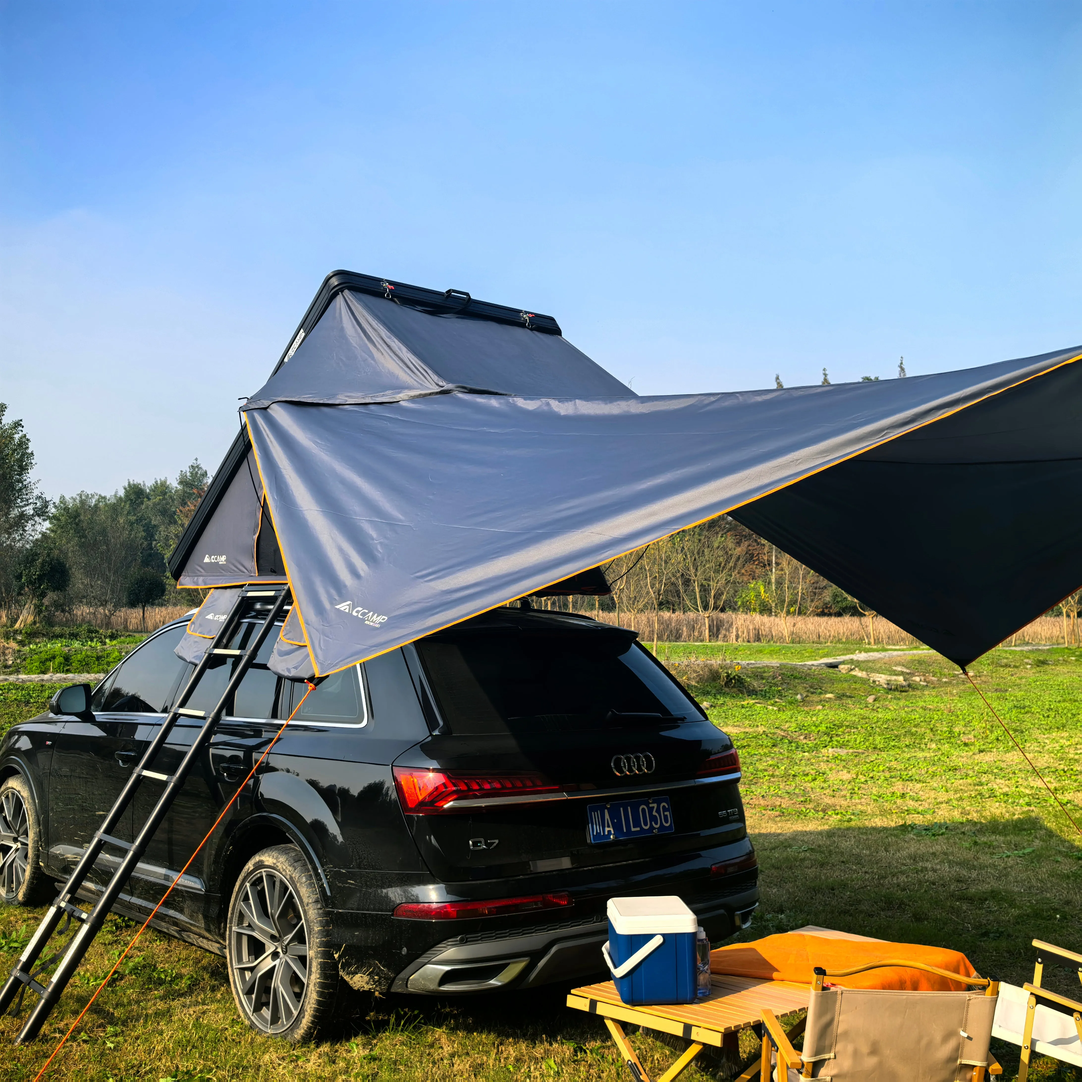 Super Slimline Max Rooftop Tent Plus Zipping Awning