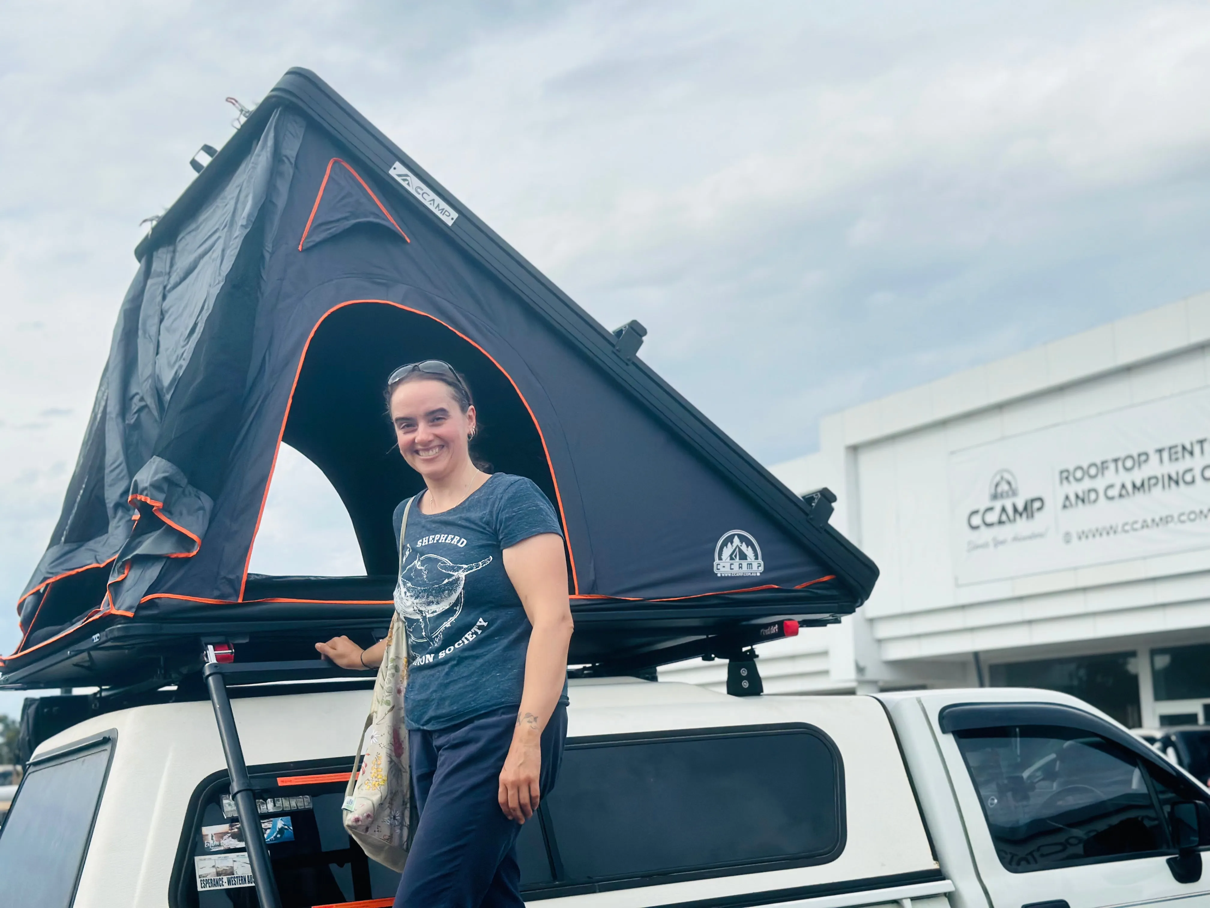 Super Slimline Max Rooftop Tent Plus Zipping Awning