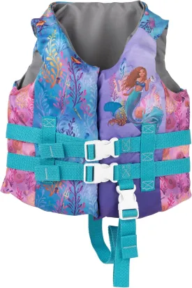 Swimways The Little Mermaid Inflatable Water Boat Vehicle, Inflatable Pool Floats and Kids Pool Toys, Little Mermaid Pool Party Supplies for Kids Aged 3 & Up