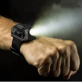 Tactical LED Rechargeable Wrist Flashlight