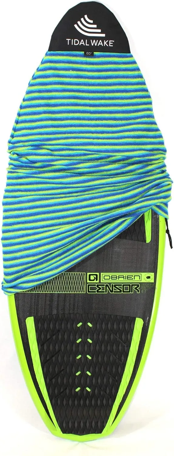 Tidal Wake TAG-IT Pointed Nose Surf & Wake Board Sock Bag with Built-in Name Tag, 52-53" Personalize with Your Name!