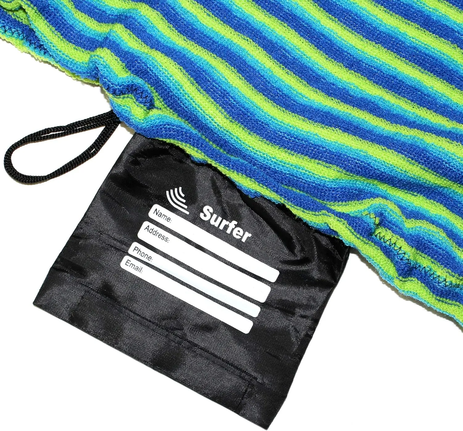 Tidal Wake TAG-IT Pointed Nose Surf & Wake Board Sock Bag with Built-in Name Tag, 52-53" Personalize with Your Name!