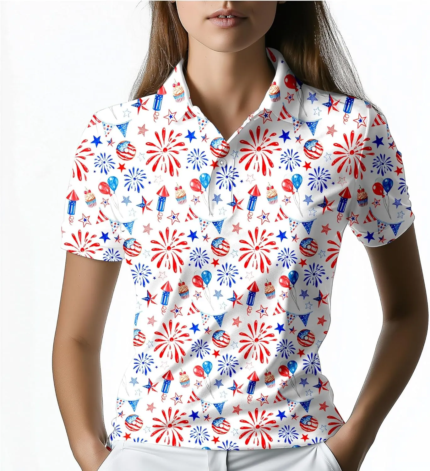 Womens Golf Shirt Funny Golf Shirts for Woman Short Sleeve Shirts for Tennis