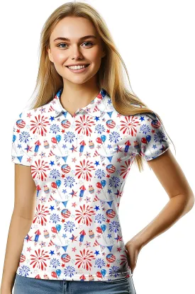 Womens Golf Shirt Funny Golf Shirts for Woman Short Sleeve Shirts for Tennis